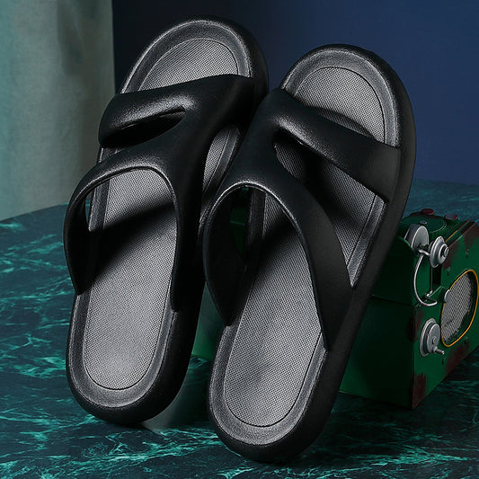 Non-Slip Deodorant Thick-Soled Bath Indoor Slippers Female Summer