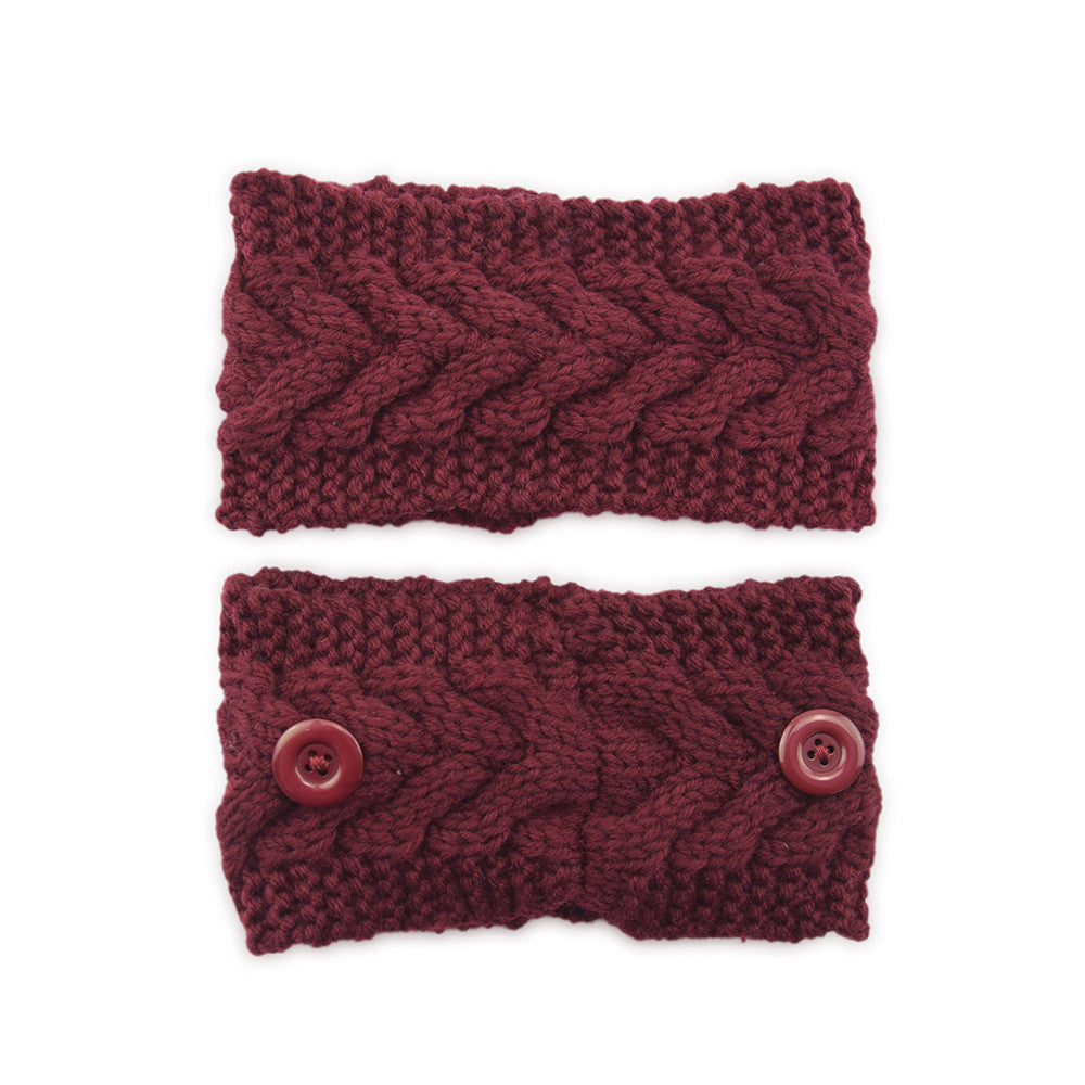 Knitted twist headband
