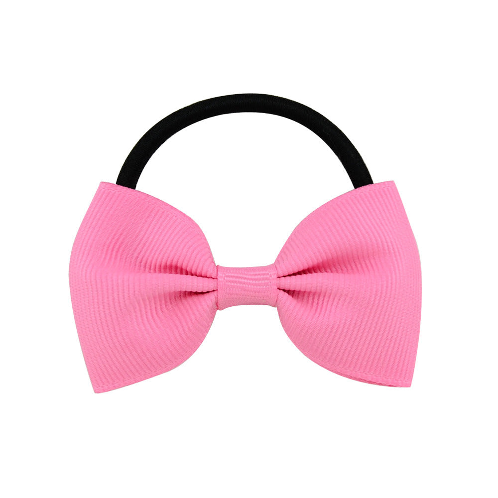Children's bow hair circle