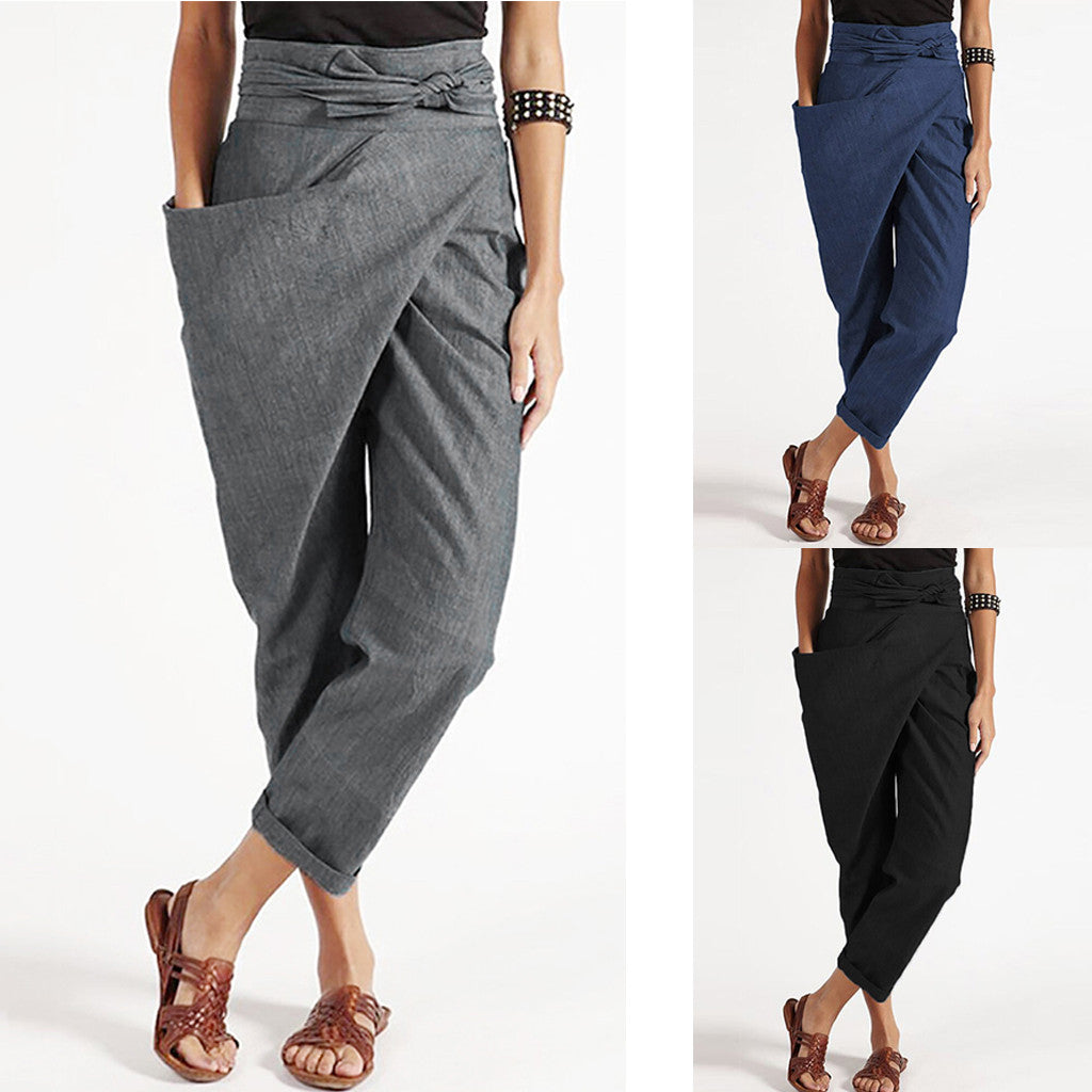 European and American cropped trousers