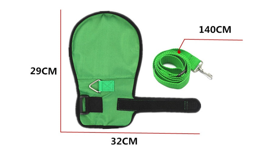 Detachable finger restraint gloves