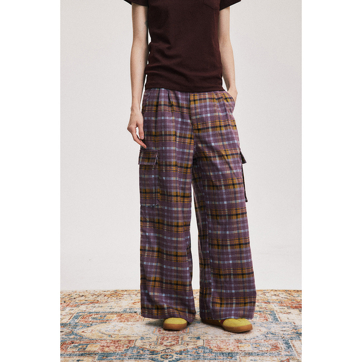 New Retro Wide Leg Trousers Men And Women Loose