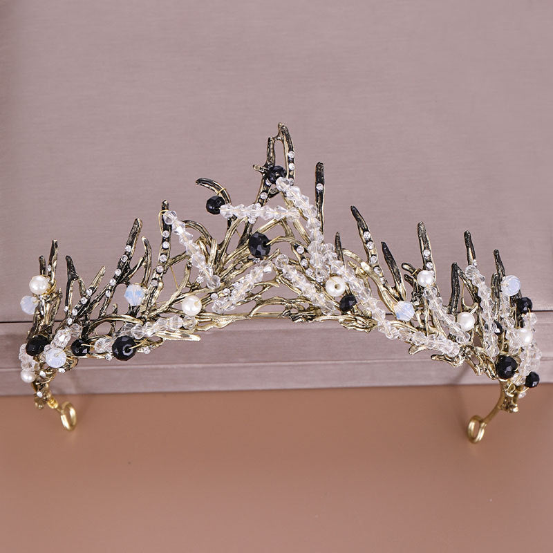 Children's Crown Tiara Princess Baroque Vintage Crystal