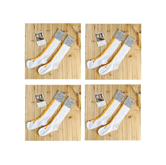 Day department school wind scheming thin medium socks lady over knee chicken feet socks creative thin leg socks pile socks pile socks long