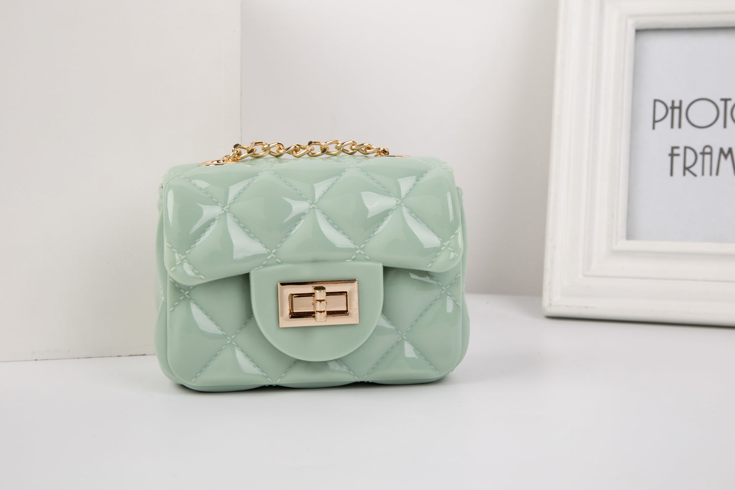 Coin purse women's mini cross body jelly bag