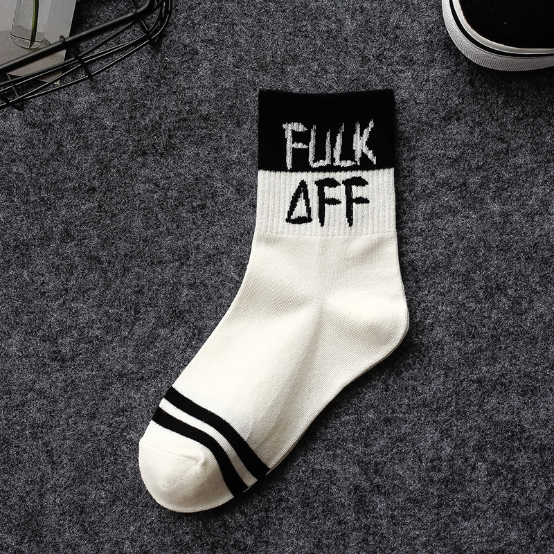 Sports cartoon cotton socks