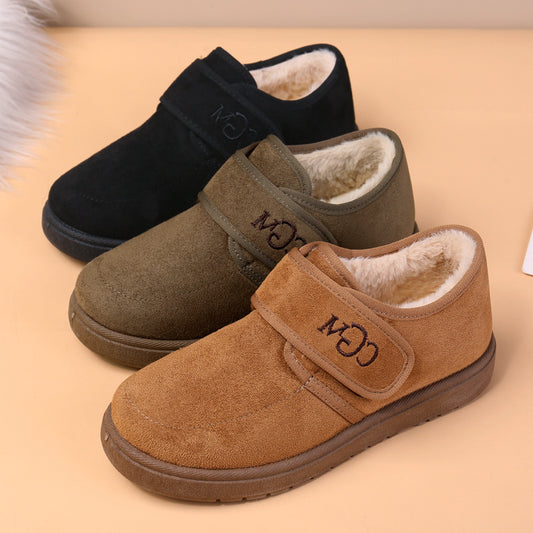 Cotton Shoes Velcro Women's Warm Trendy Casual Cotton Boots