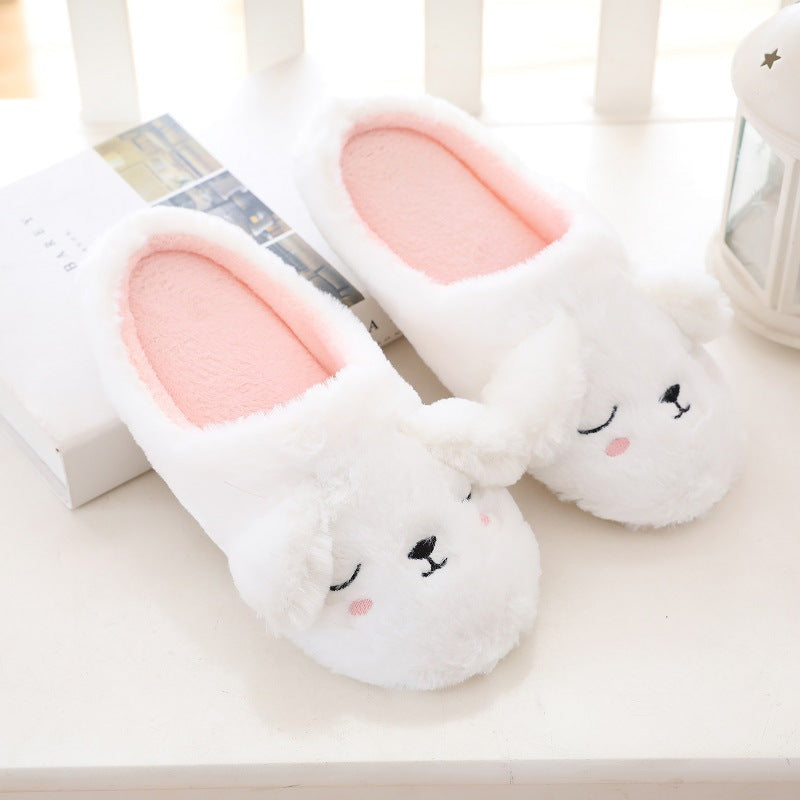 Cartoon autumn winter cotton slippers