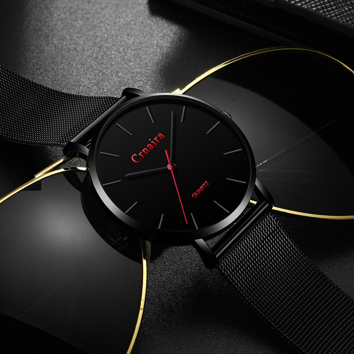 Men's Quartz Fashion Waterproof Simple Watch