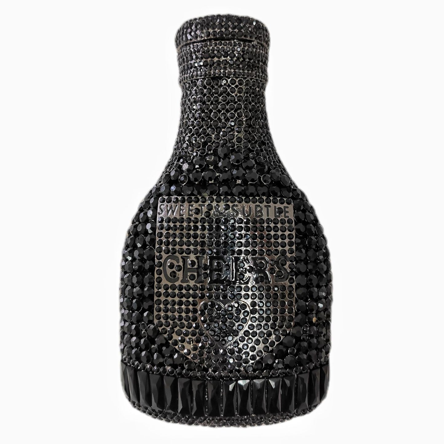 Champagneflaske Rhinsten Aftenclutch Dame Taske