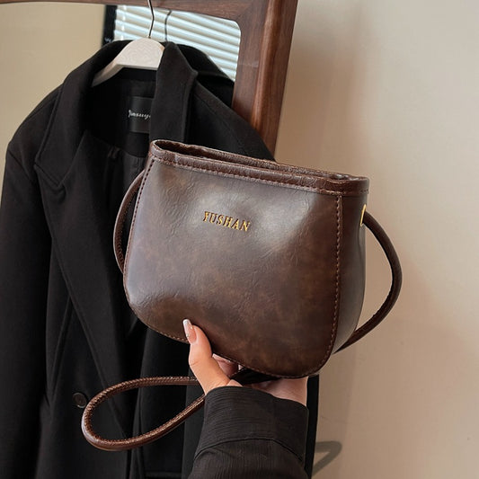 Women's Cross-body Bag Bucket Retro Design