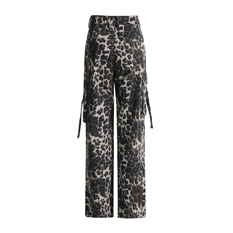 Fashion Work Clothes Denim Women's Casual Pants