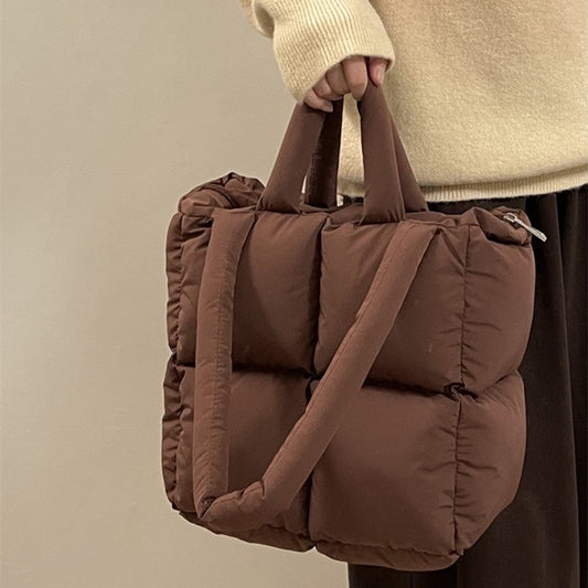 Handheld Niche Linggetote Bag Soft Down