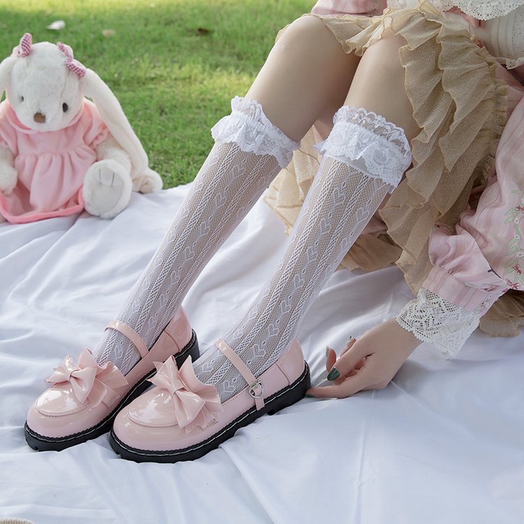 Japanese Women's Retro Thick Bottom Lolita Leather Shoes
