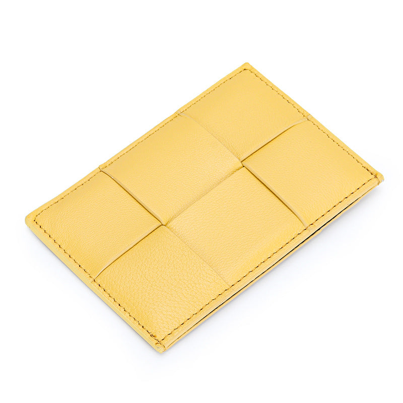 Sheepskin Small Card Holder Women's Small And Ultra-thin