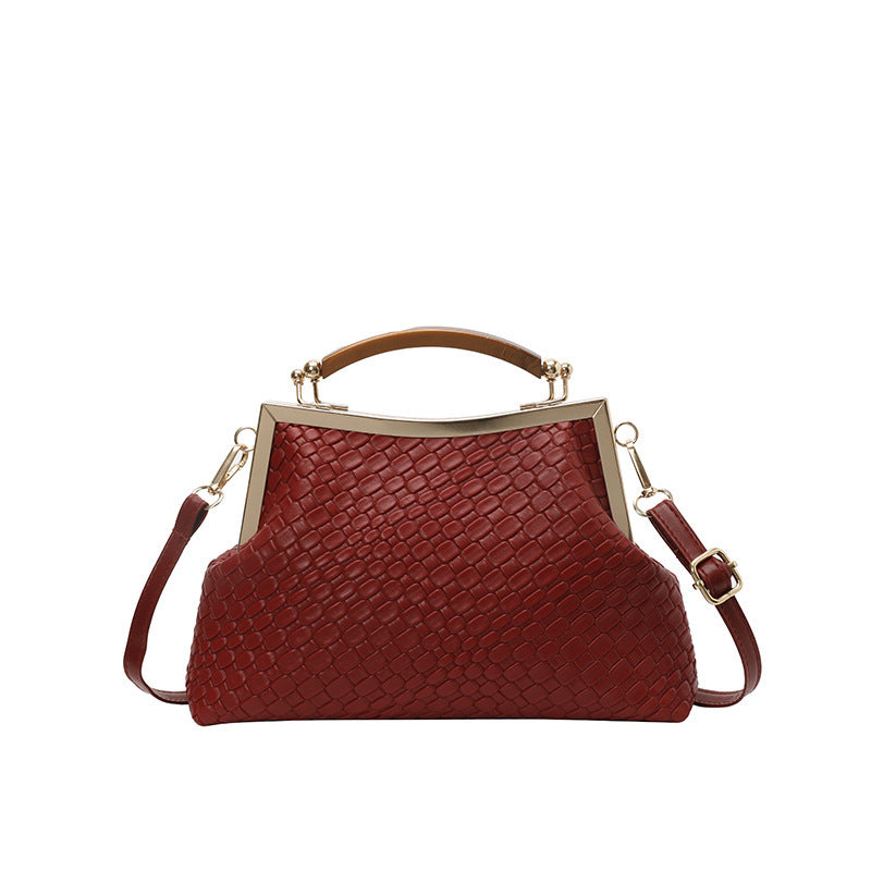 Large-capacity Vintage Tote Bag With Flap Closure