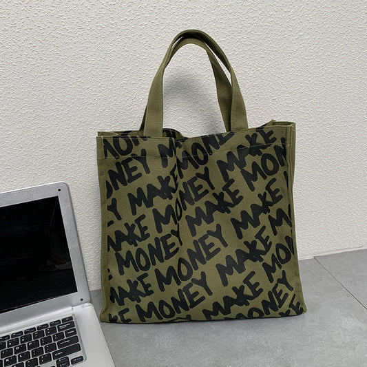 Newpin Tote Portable Canvas Bag Female