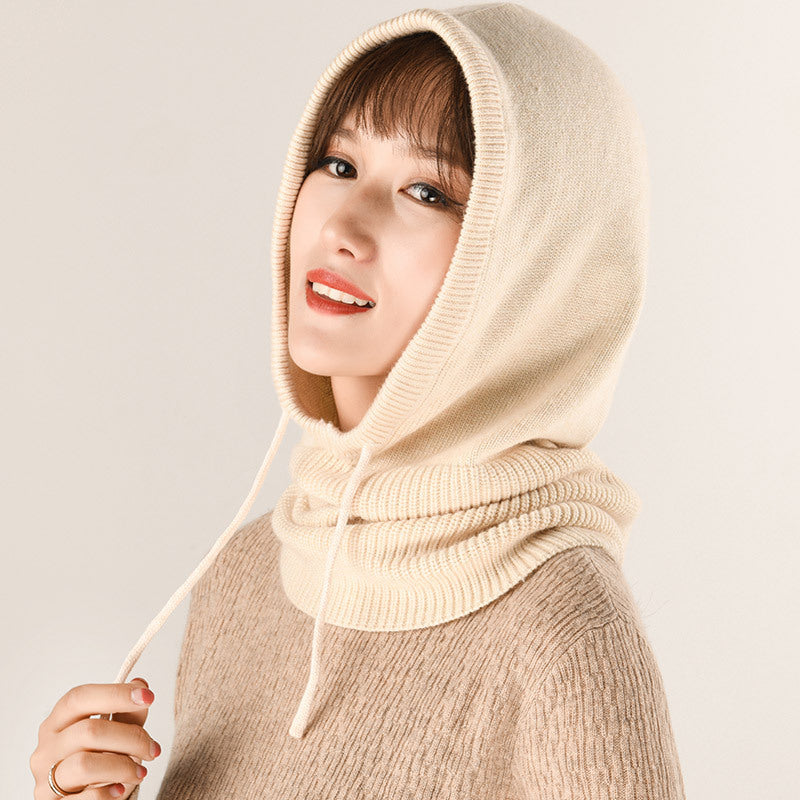 Cashmere Wool Yarn Autumn And Winter Men's And Women's Knitted Headwear