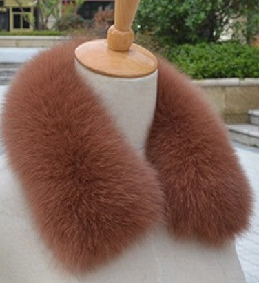 Fox Fur Collar Real Hairy Raccoon Fur