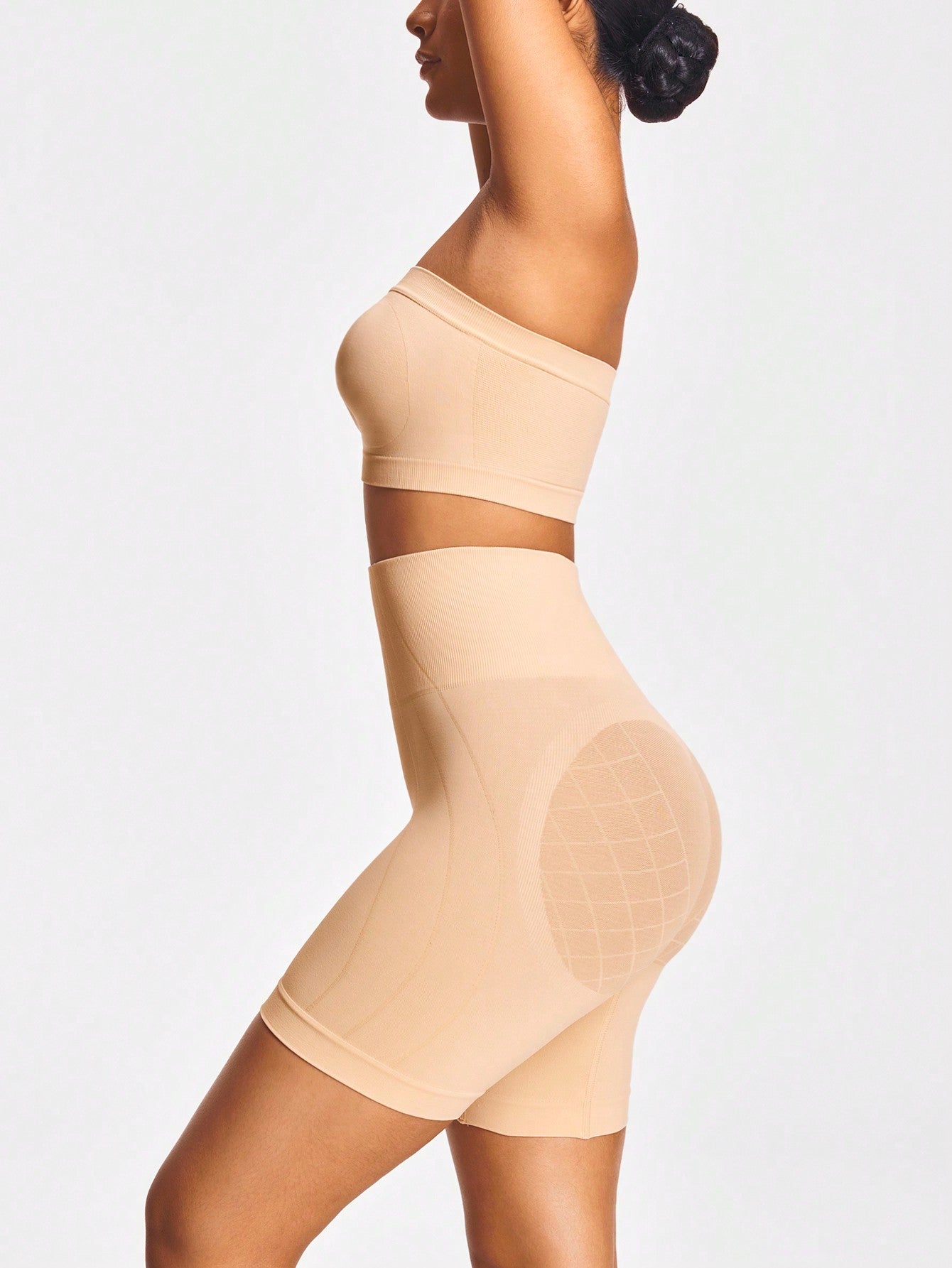 Women's Firm Control High-Waisted Shorts - Butt-Lift & Tummy Thigh Contour
