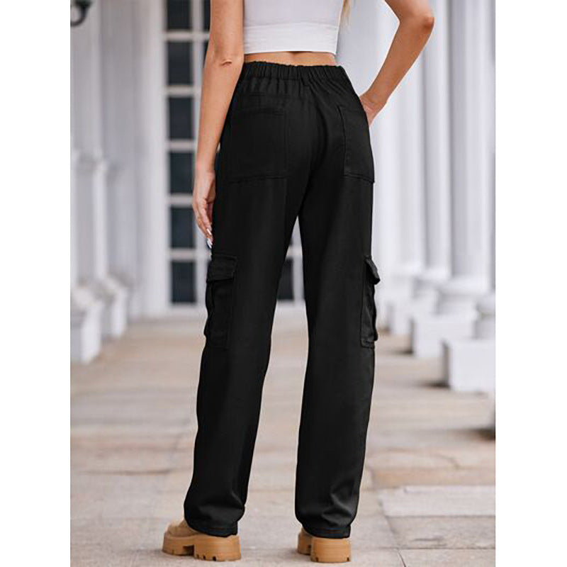 Loose Slimming Trendy Wide-leg Trousers