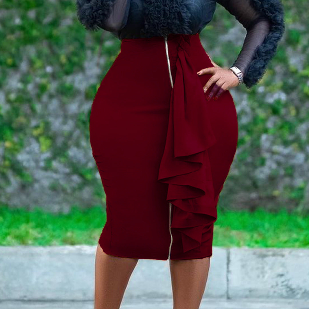 Women's Fashionable Sexy African Bodycon Skirt