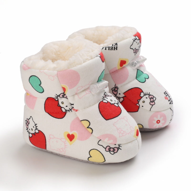 Winter Cartoon Casual Anti-drop Baby Shoes