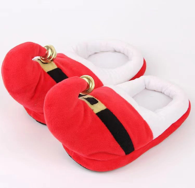 Christmas Parent-child Home Cotton Slippers