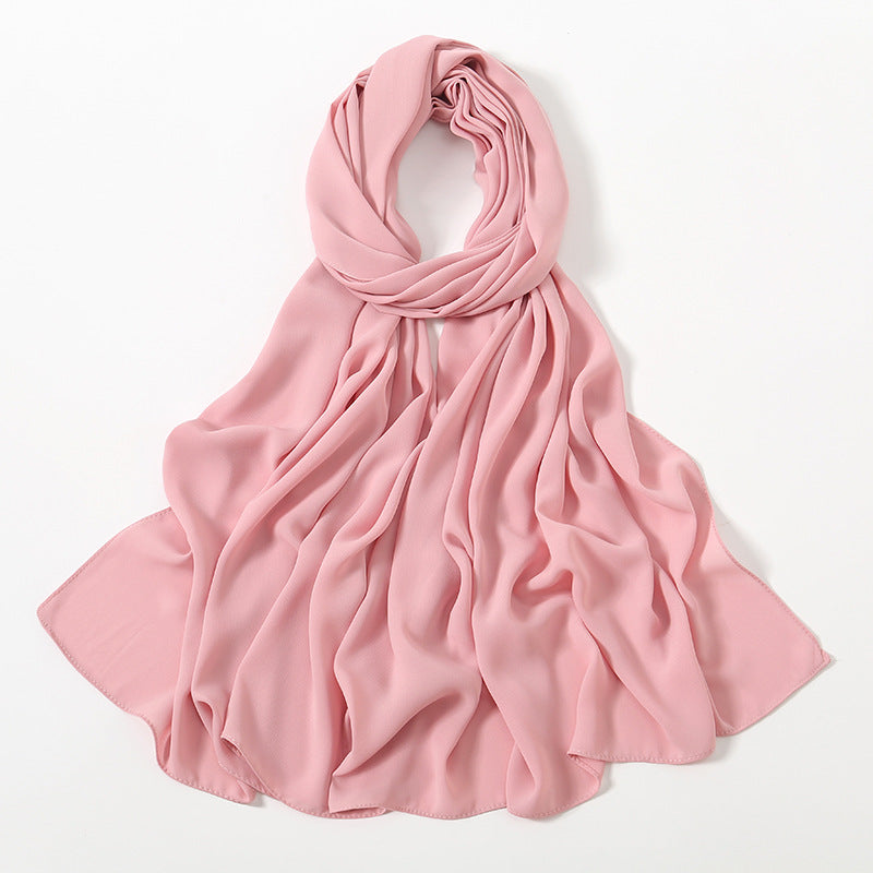 Corner Cathetus All-match Chiffon Headcloth