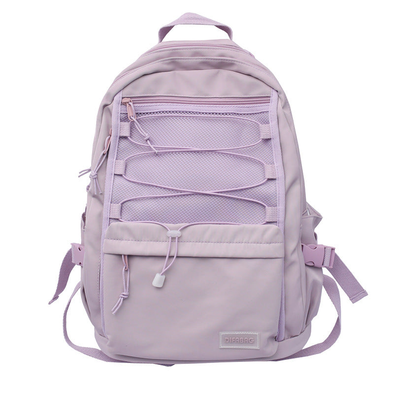 Vintage Student Street Cool Nylon Large Capacity Backpack