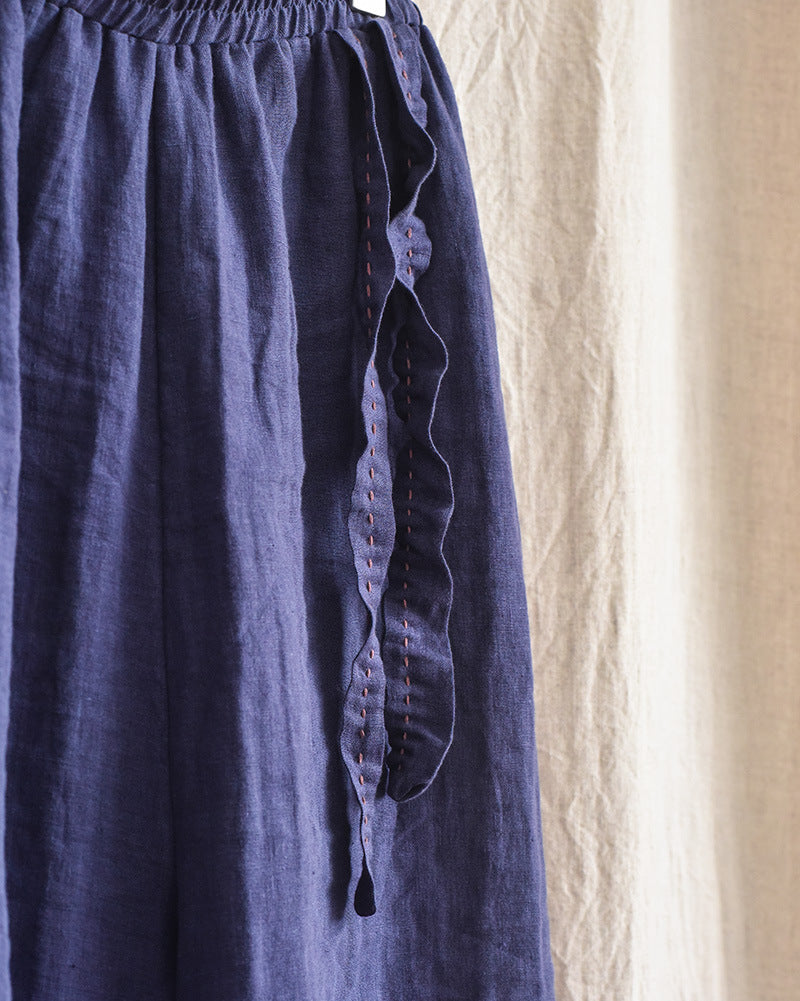 Artistic Women's Linen Loose Casual Pants