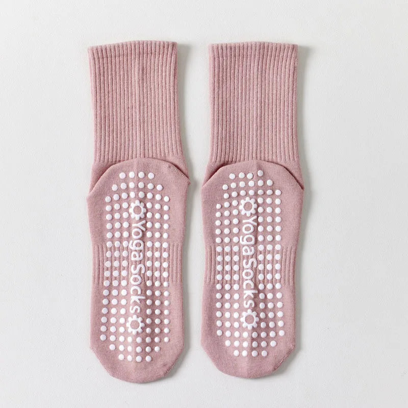 Yoga Silicone Women's Glue Dispensing Non-slip Socks
