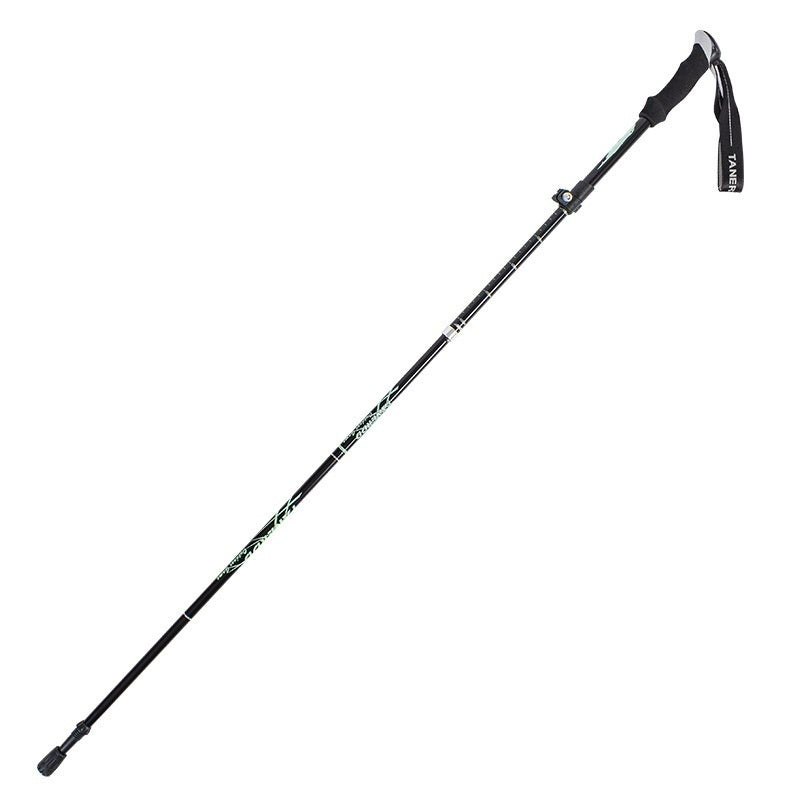 Legering Sammenfoldelig og Bærbar Teleskopisk Vandrestok/Alpenstock
