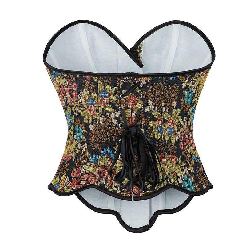 Jacquard Non-lace Women's Body Fishbone Corset