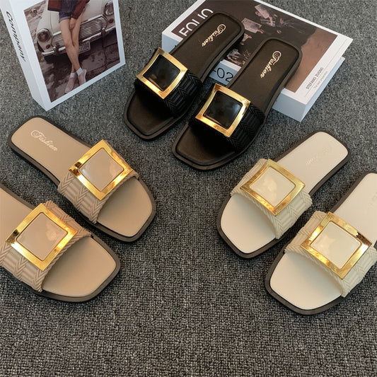 Dame Sommerslippers Flade All-match Afslappet