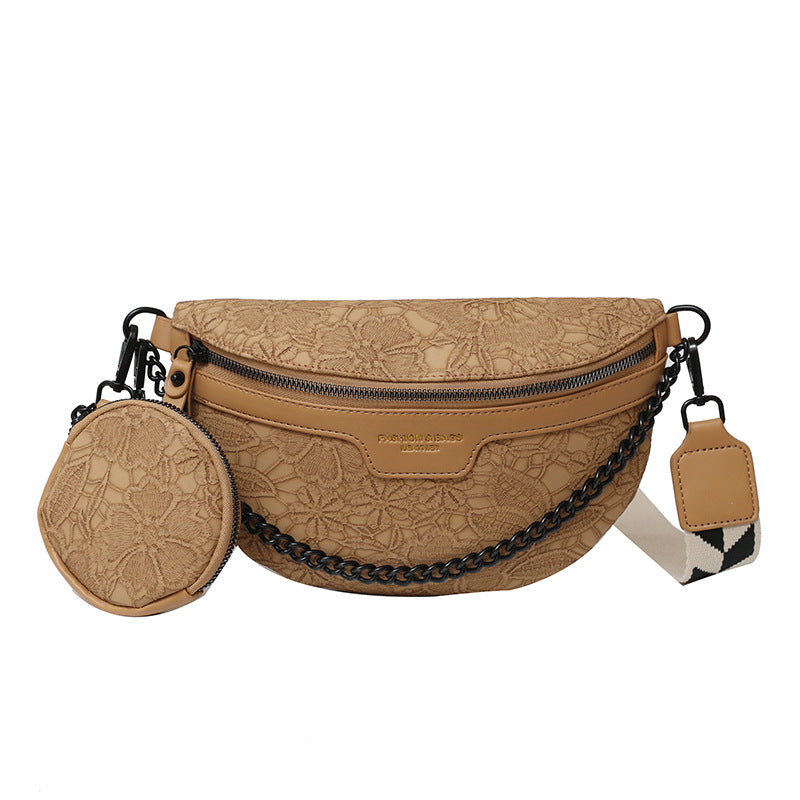 Women's Simple Chest Bag Temperament Chain Comfort And Casual Crossbody