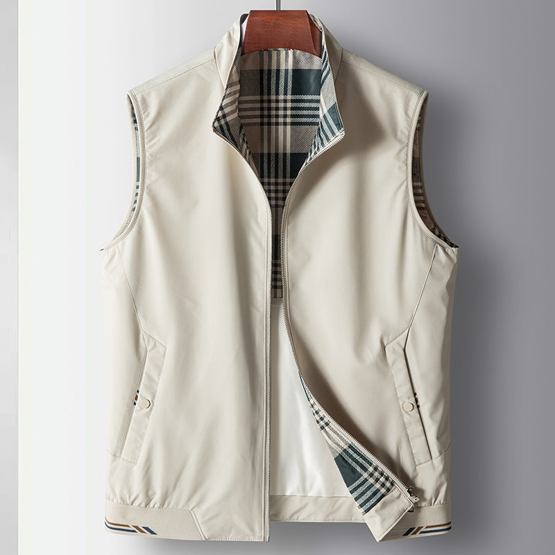 Luxury Fashion Sleeveless Waistcoat Vest Casual Vest