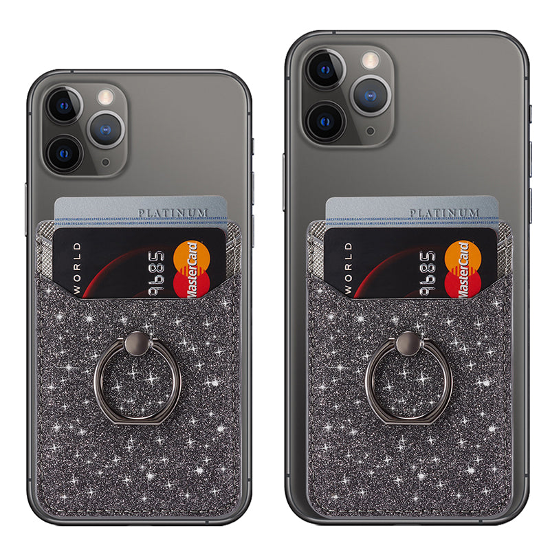 Phone back sticker card holder