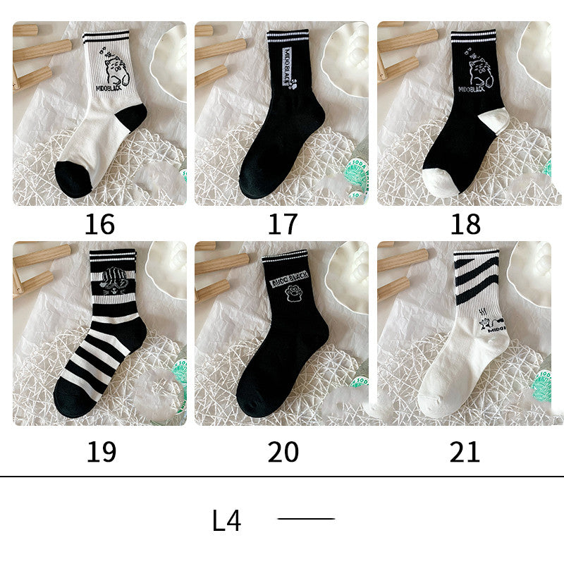 Blue Planet Socks Women's Medium Stockings Cotton