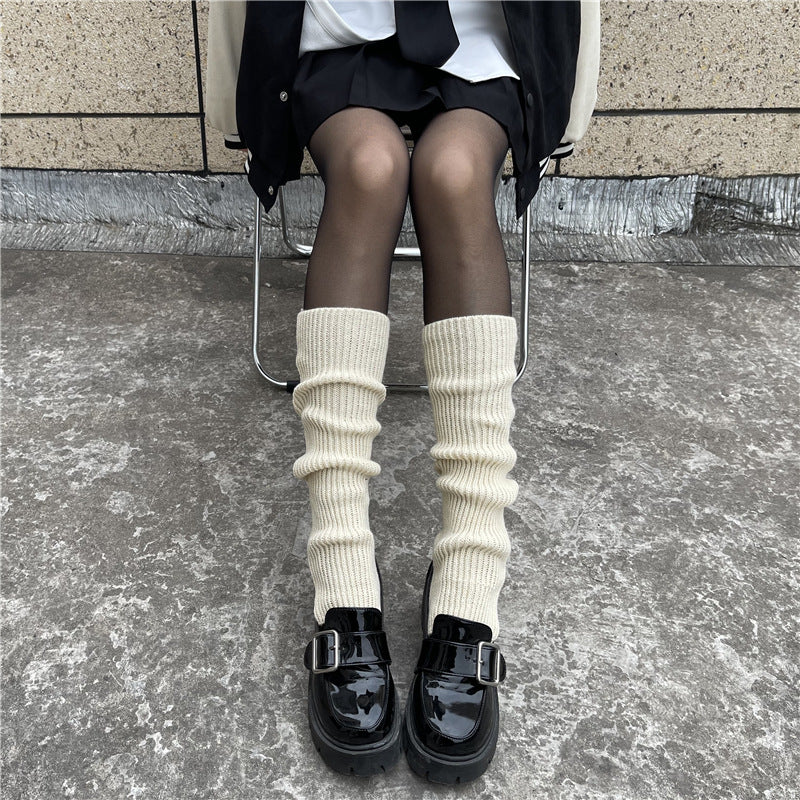 Women's Mid-calf Japanese Thickened Knitting Foot Sock