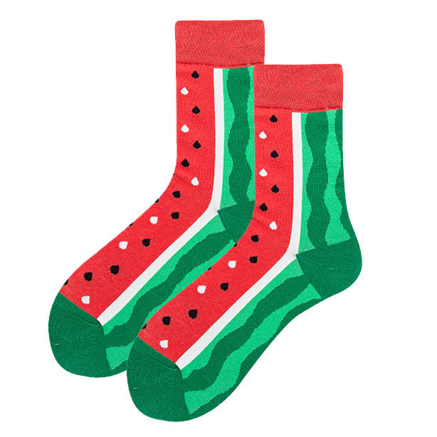 Artistic Cotton Socks Ins Four Seasons Trendy Women's Socks Cat