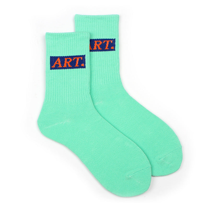 Street Men's Hip-hop Basketball Socks College Style