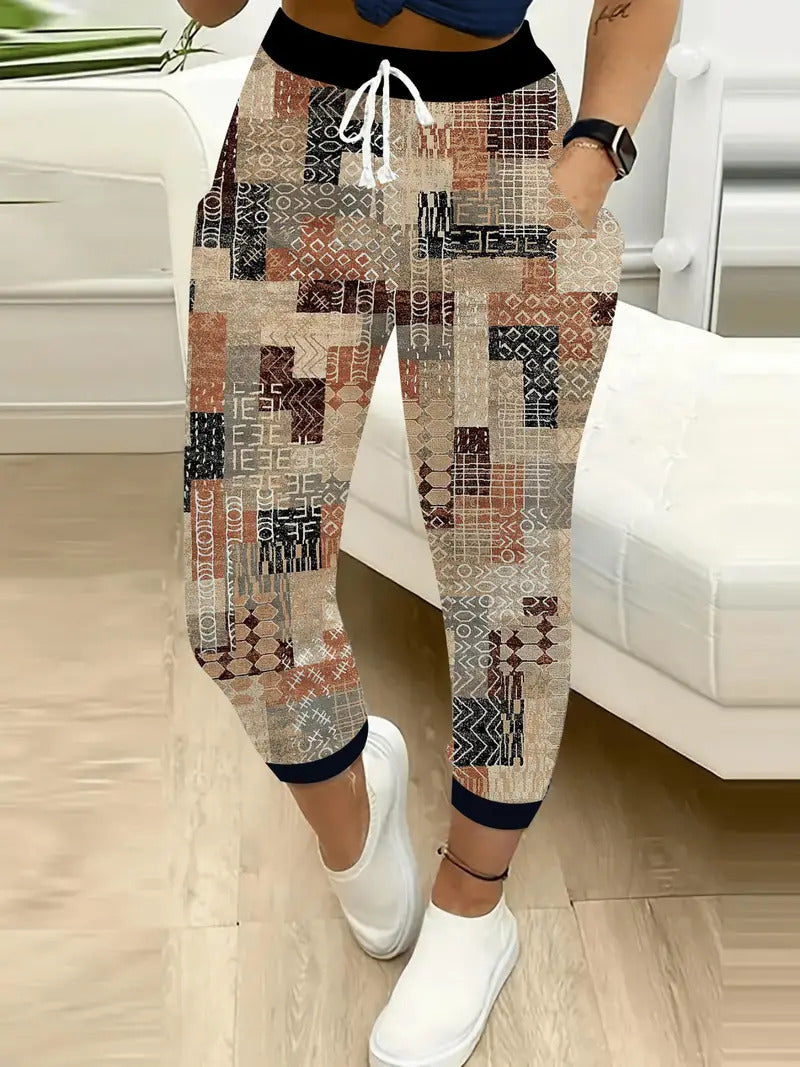 Women's Casual Trousers Lantern Ankle-tied Sports Pants