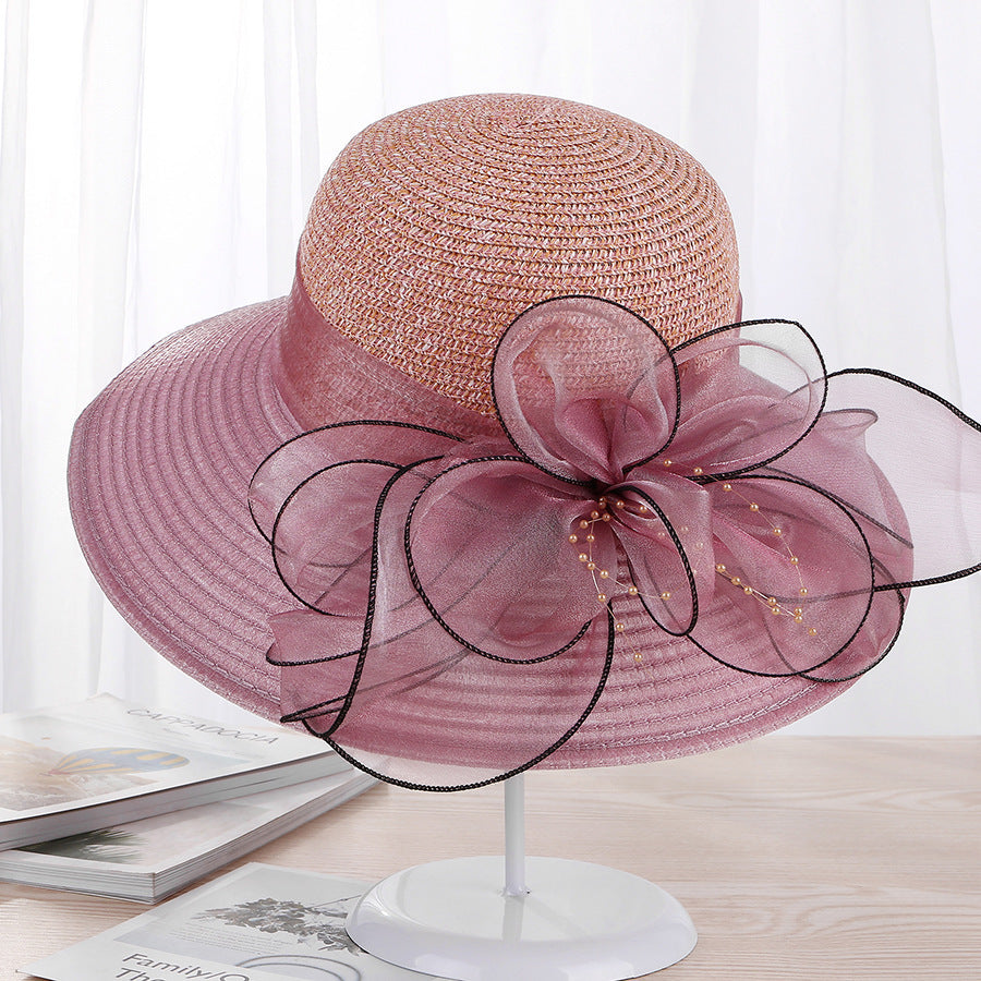 Women's Sun Hat With Large Foldable Brim