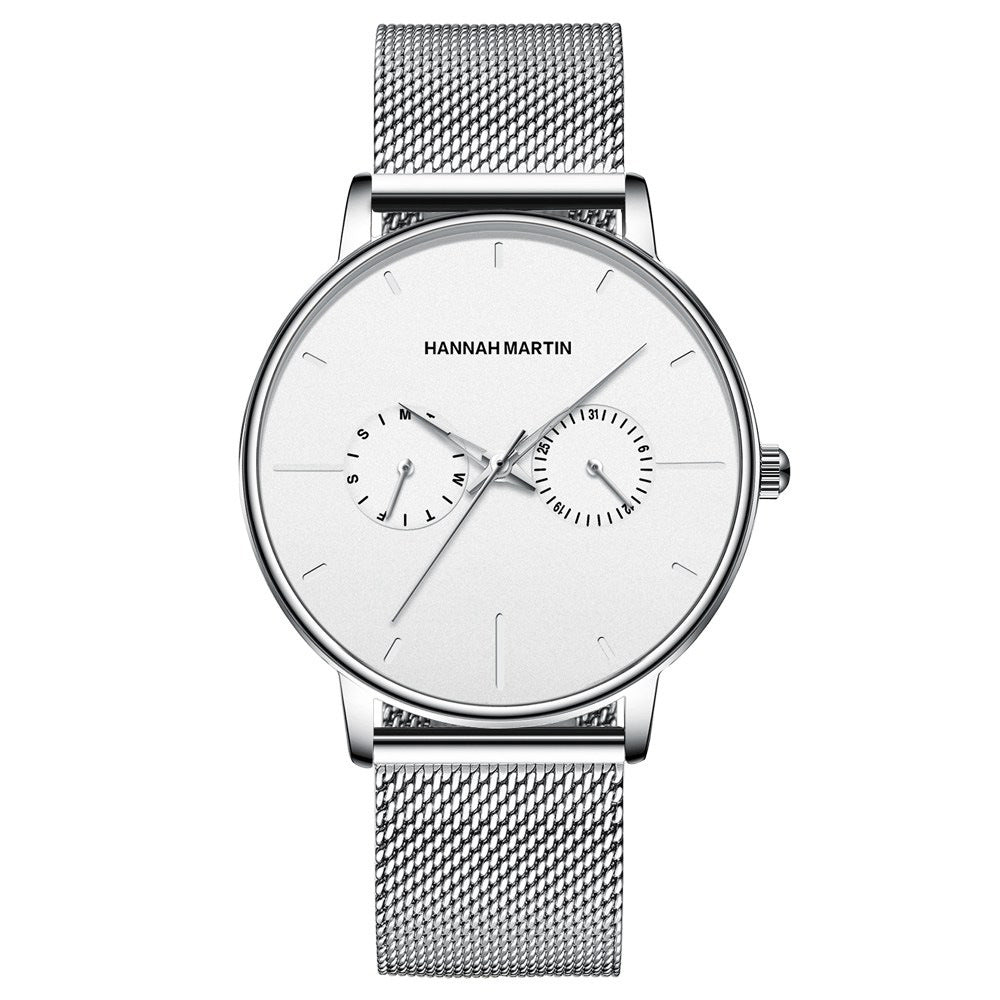 Men's multifunctional waterproof quartz watch