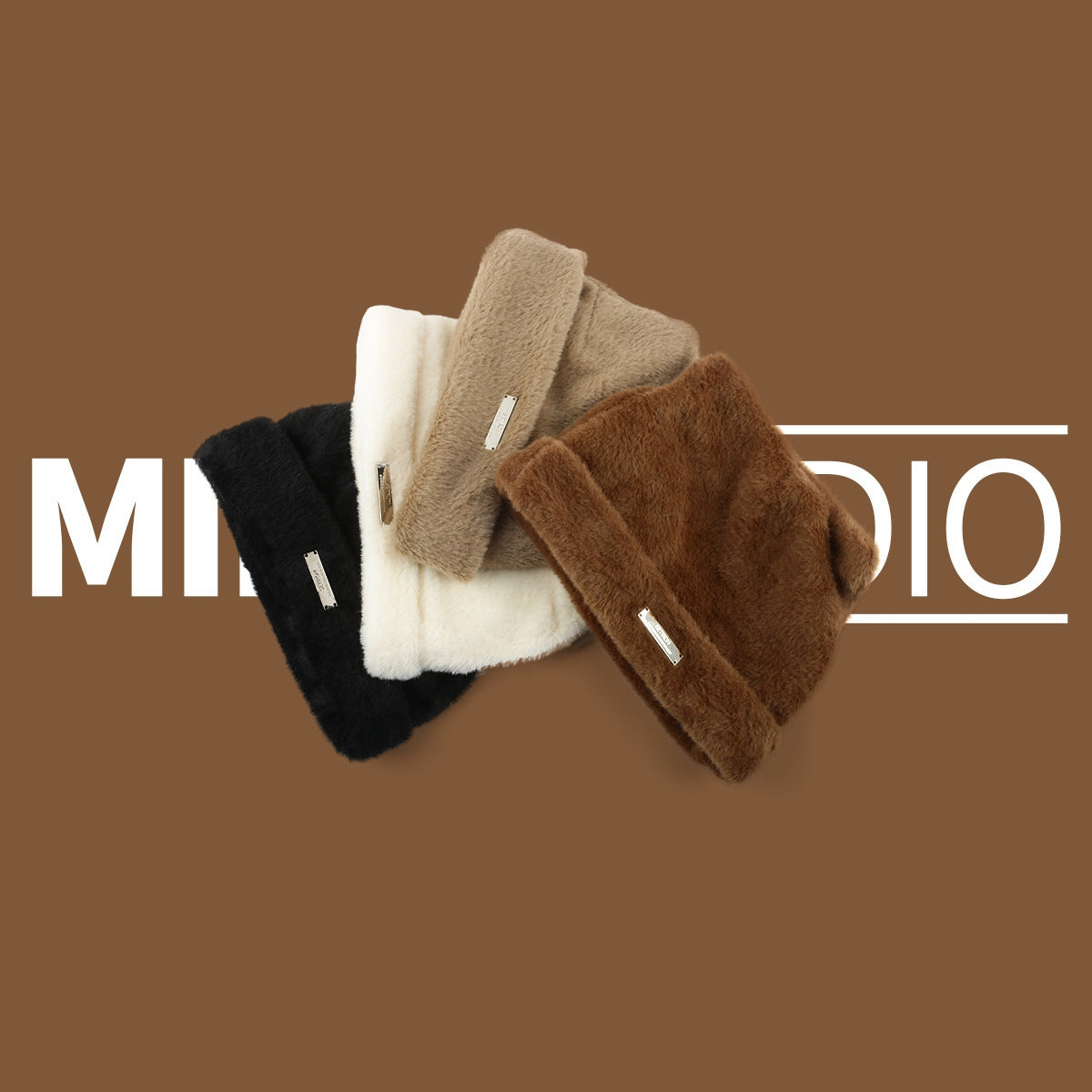 Korean New Cute Cat Ears Mink-like Knitted Hat