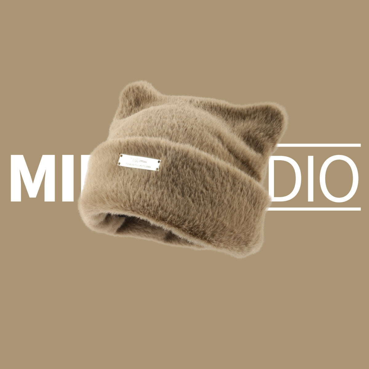 Korean New Cute Cat Ears Mink-like Knitted Hat