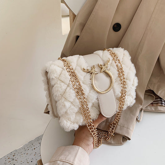 Women's diagonal shoulder bag