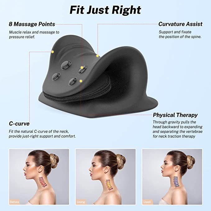 PU Foam Airbag Traction Pillow Polyurethane Cervical Massage Traction