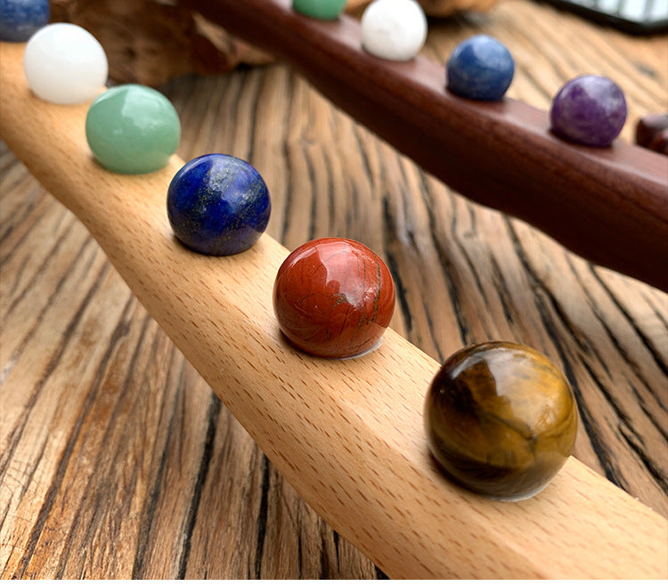Jade Scraping Stick Carbonized Eight Beads Beauty Salon